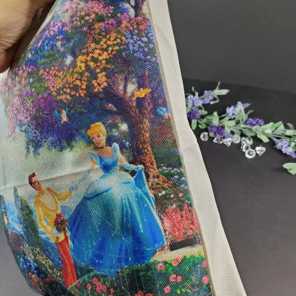 Cinderella Princess Sham Pillowcase Throw Accent Pillow Cushion Cover Home Decor